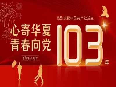 百年風華，黨旗飄揚